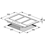 اجاق گاز استیل اخوان مدل V3