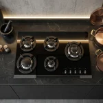 اجاق گاز شیشه ای اخوان مدل V8S