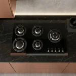 اجاق گاز شیشه ای اخوان مدل V8S-SHT