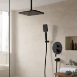 شیر حمام تیپ 4 توکار آرتین مشکی مدل آندیا