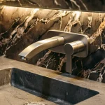 شیر روشویی توکار آرتین کروم مات مدل آرین