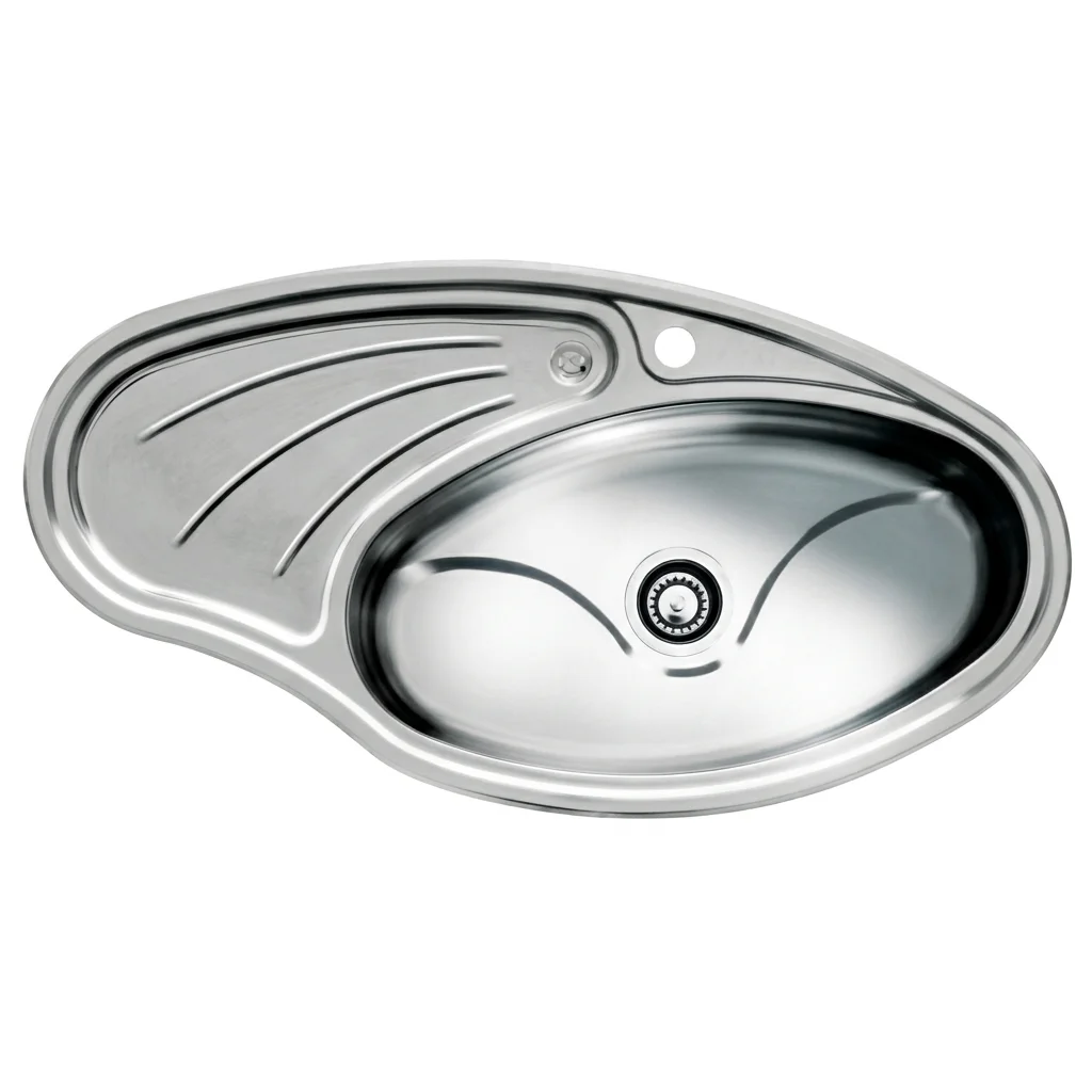 sink108akhvn سینک توکار اخوان مدل 108 تک لگن