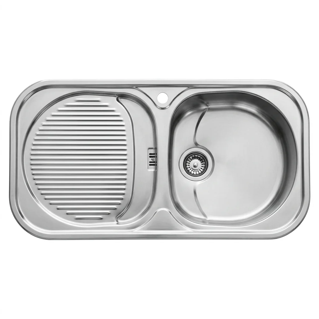 sink113akhvn سینک توکار اخوان مدل 113 تک لگن