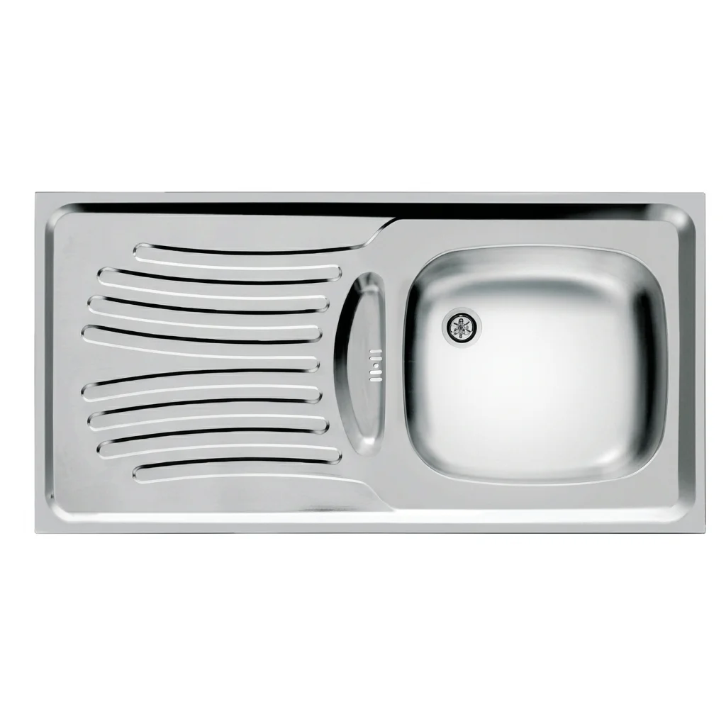 sink123akhvn سینک روکار اخوان مدل 123 تک لگن
