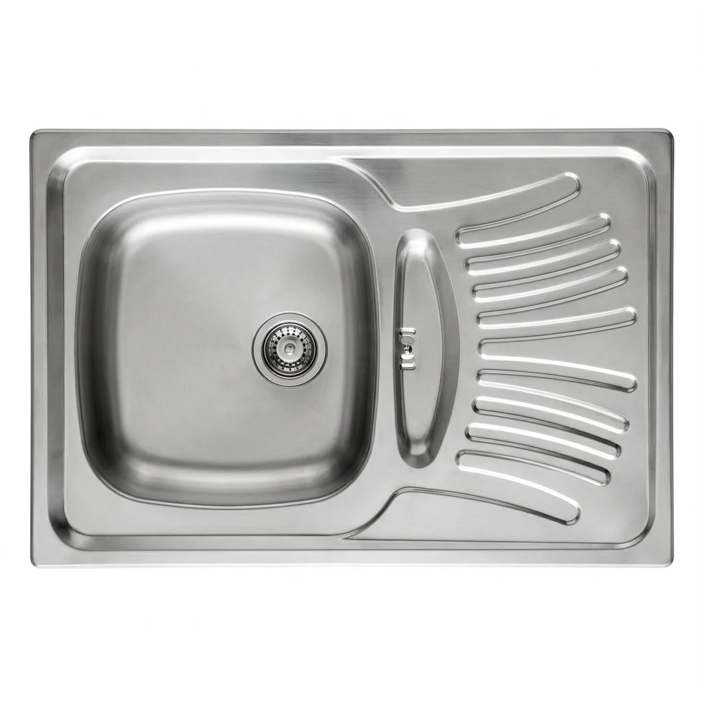 sink124akhvn سینک روکار اخوان مدل 124 تک لگن