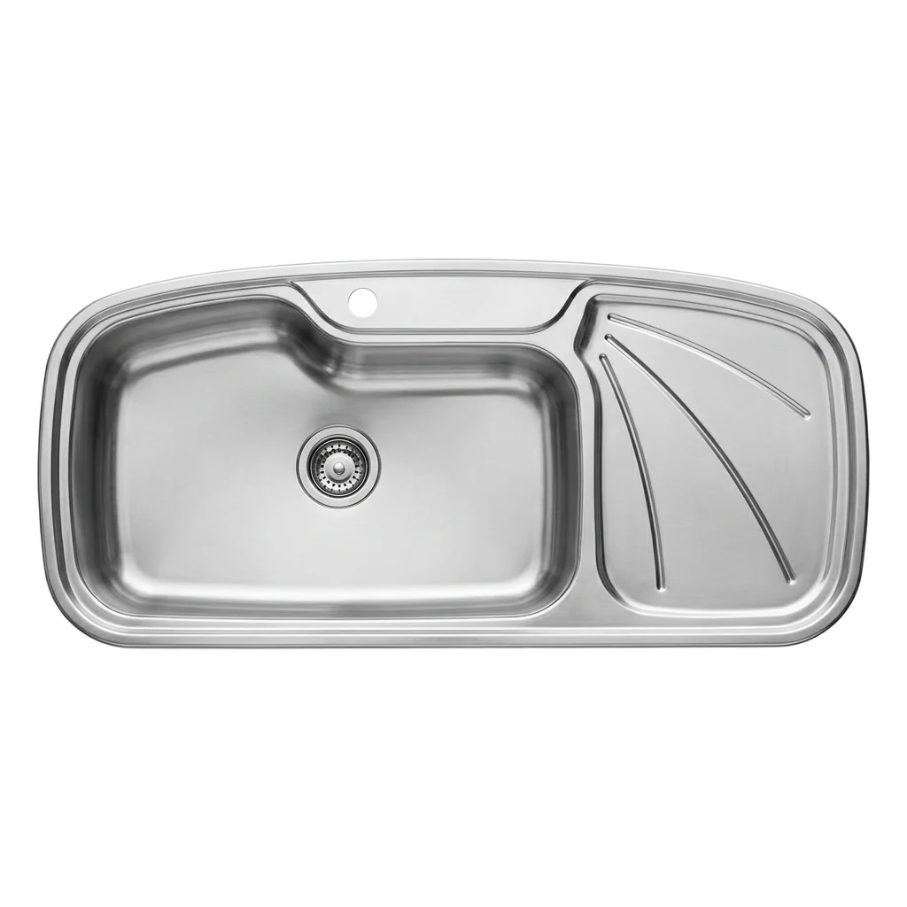 sink130akhvn سینک توکار اخوان مدل 130 تک لگن
