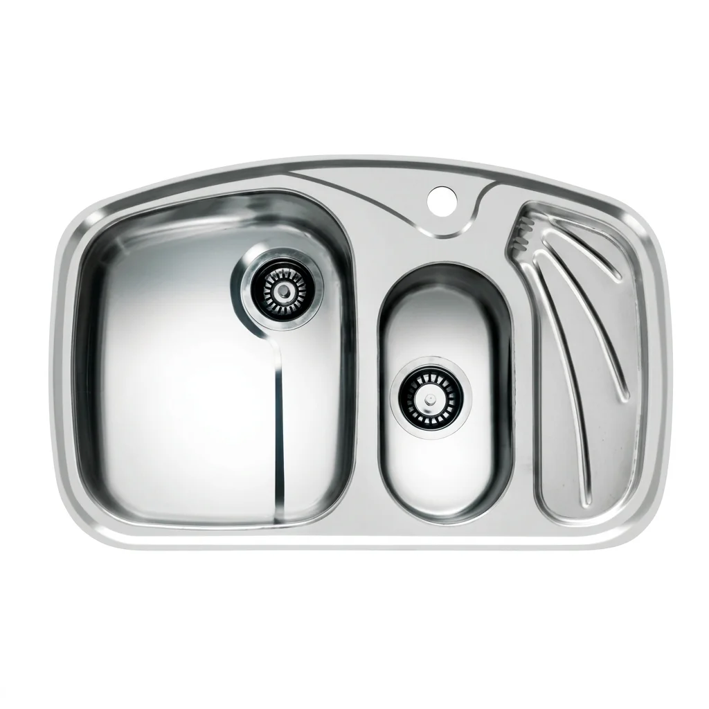 sink139akhvn سینک توکار اخوان مدل 139 تک لگن
