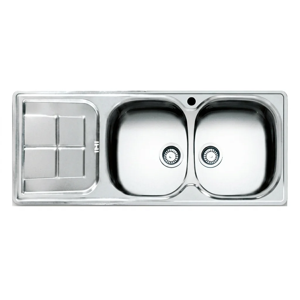 sink145akhvn سینک توکار اخوان مدل 145 دو لگن