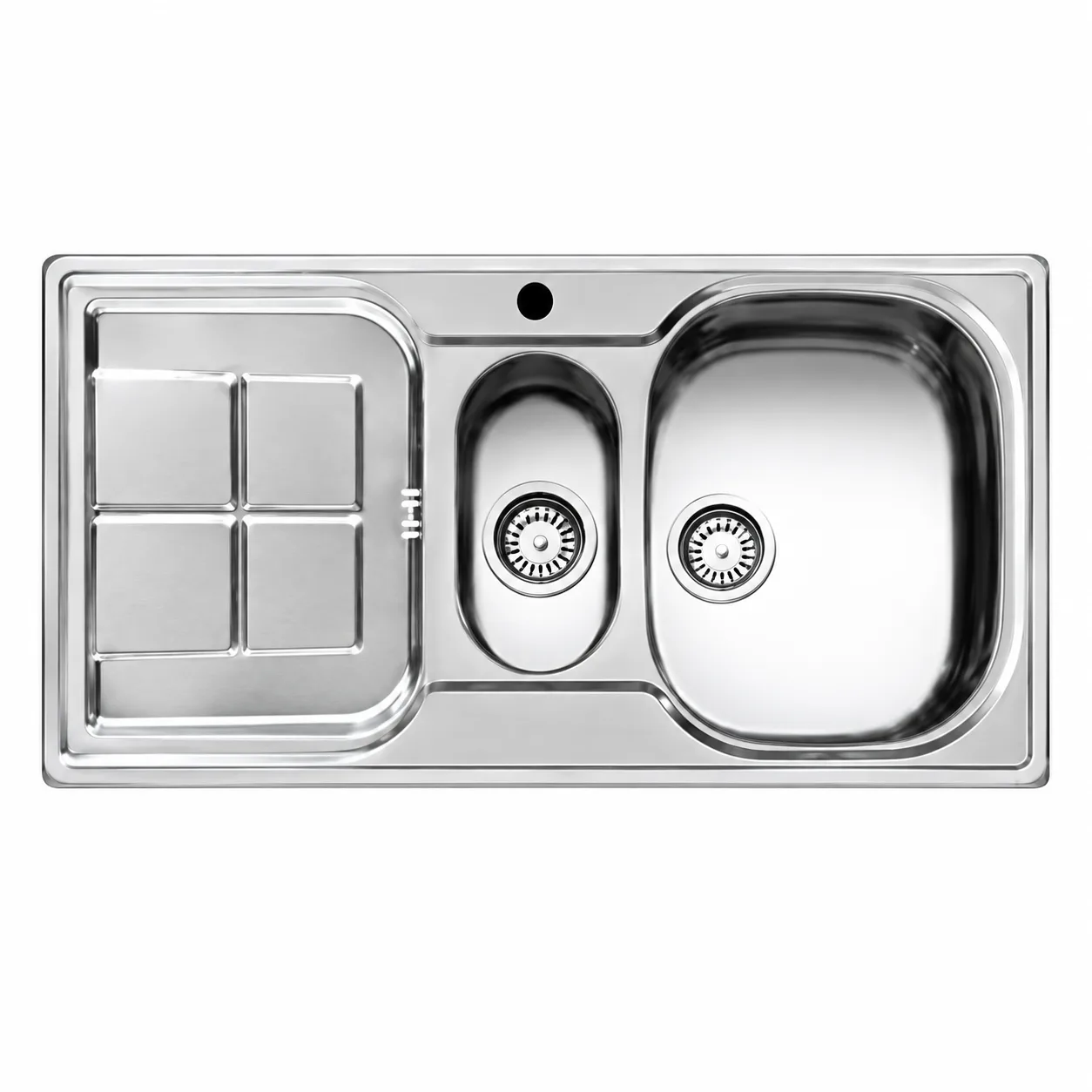 sink158akhvn سینک توکار اخوان مدل 158 تک لگن