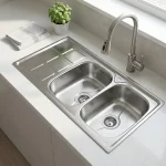 سینک توکار اخوان مدل 165SP دو لگن