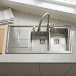 سینک توکار اخوان مدل 300S دو لگن