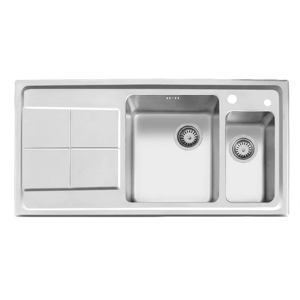 sink306akhvn سینک توکار اخوان مدل 306 دو لگن