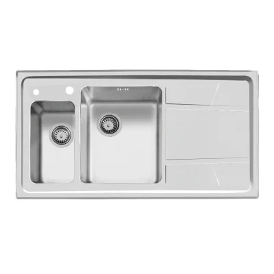 سینک توکار اخوان مدل 308 دو لگن