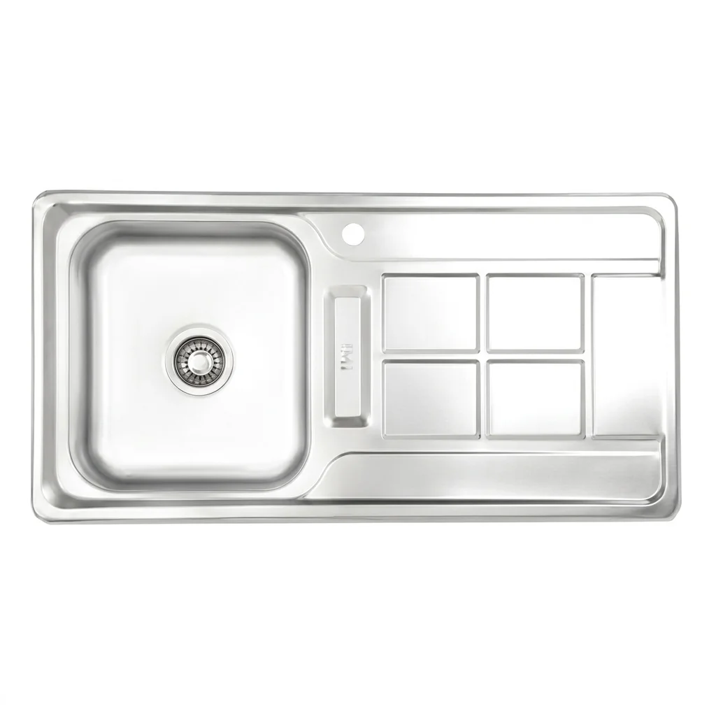sink387akhvn سینک توکار اخوان مدل 387