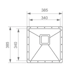 سینک توکار اخوان مدل 408