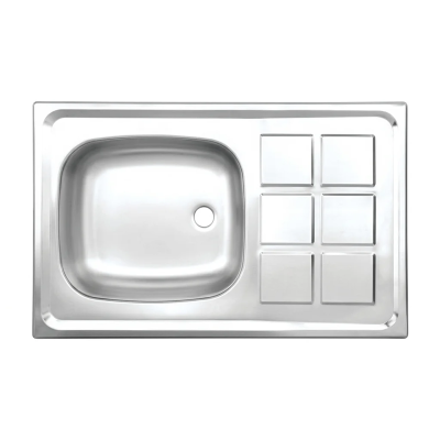 سینک روکار اخوان سایز 50*80 تک لگن
