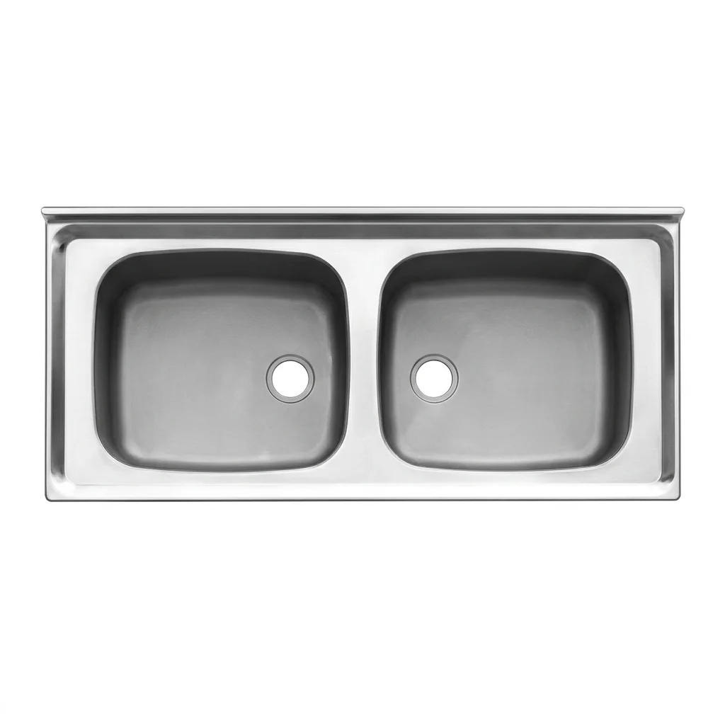sinks16akhvn سینک صنعتی اخوان مدل S16 دو لگن