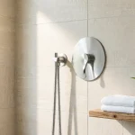 شیر توالت توکار آرتین کروم مدل آندیا